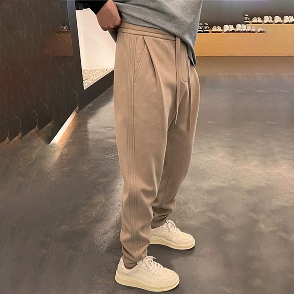Comfortable and Fashionable Men's Sweatpants with Adjustable Ties at Ankles - Picture 14 of 22