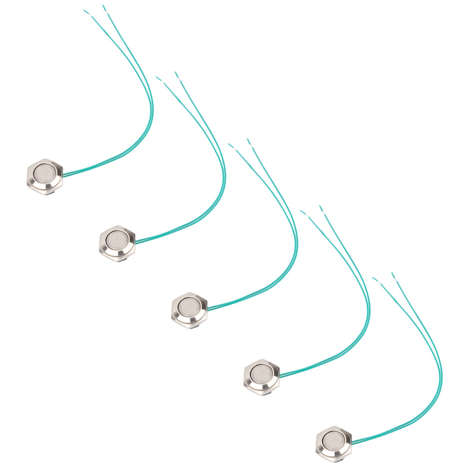 Sleek Design Compact Momentary Buttons Set Suitable for Multiple Applications