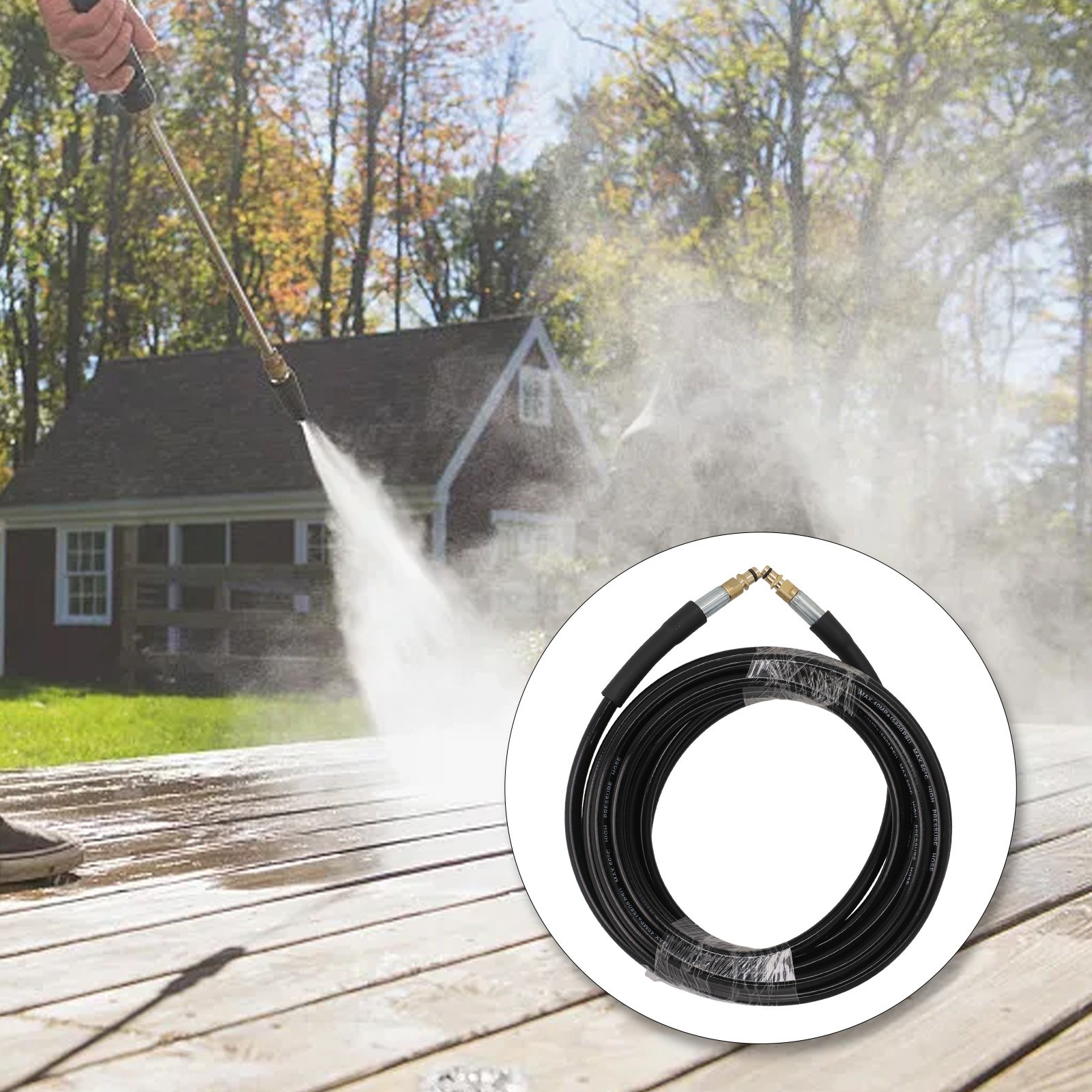Tuyau de rechange robuste pour nettoyeur haute pression pour Karcher K2 2 643 58 - Picture 28 of 57