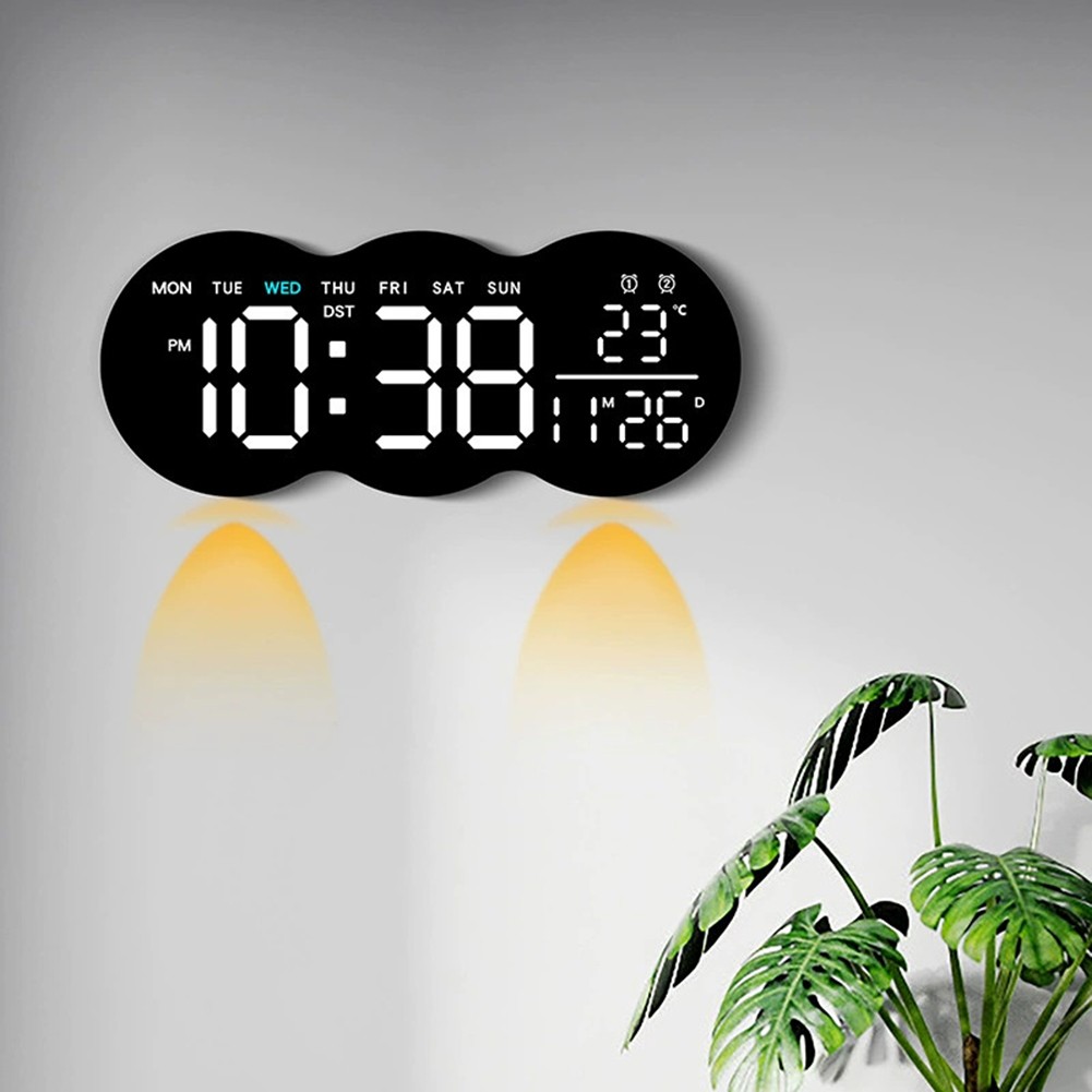 Horloge LED pour la soldes maison ou le bureau avec affichage multifonction et t��l��co