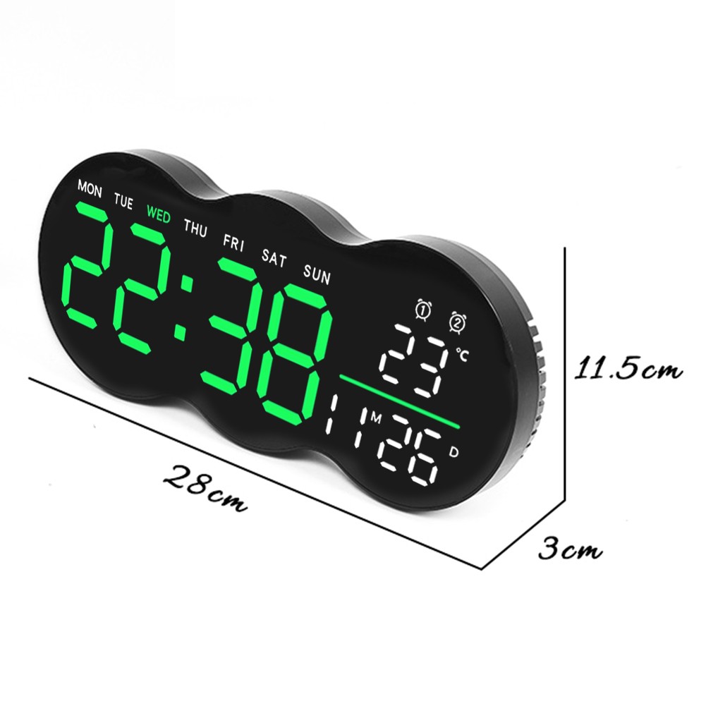 Horloge LED pour la soldes maison ou le bureau avec affichage multifonction et t��l��co