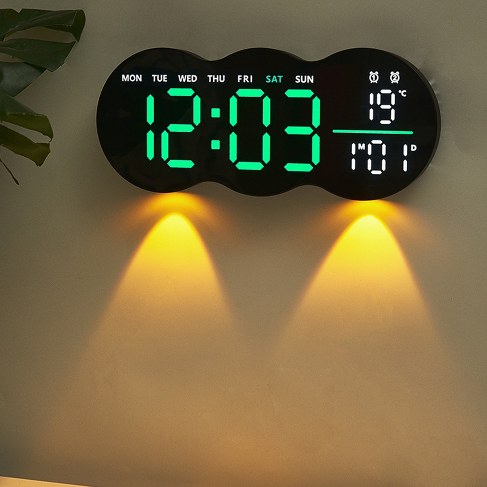 Horloge LED pour la soldes maison ou le bureau avec affichage multifonction et t��l��co