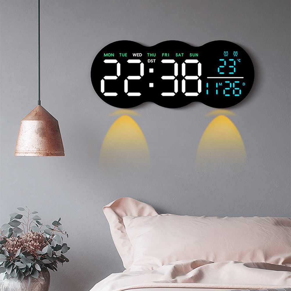Horloge LED pour la maison ou en ligne le bureau avec affichage multifonction et t��l��co