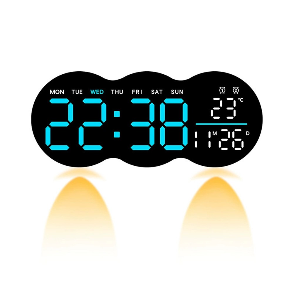 Horloge LED pour la soldes maison ou le bureau avec affichage multifonction et t��l��co