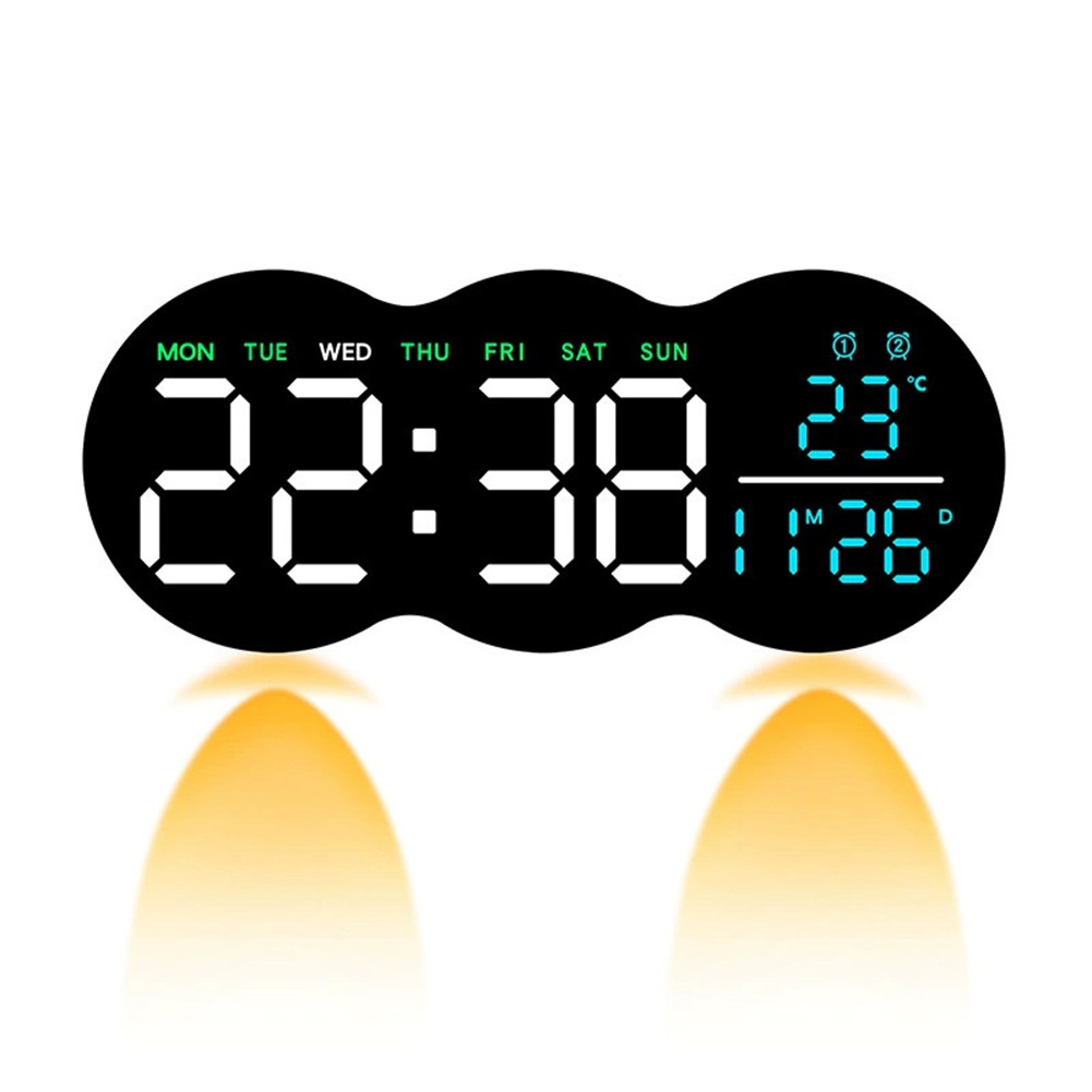 Horloge LED pour la maison ou le bureau avec affichage multifonction acheter et t��l��co