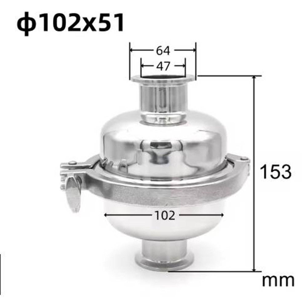 Vanne sphérique 2024 de filtration 100 mailles compatible avec tuyaux 38mm et 51mm