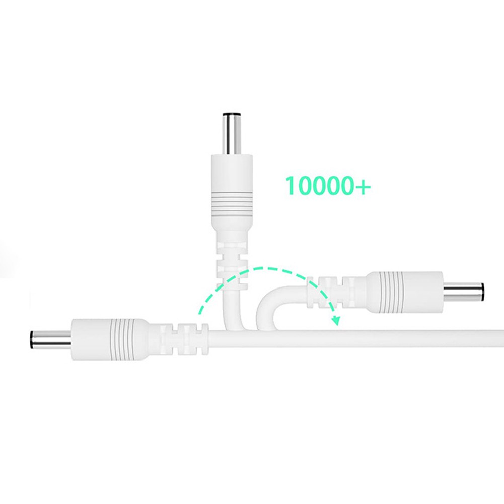 DC Power Cable with 8 Adaptable Connectors for Various Electronic Devices