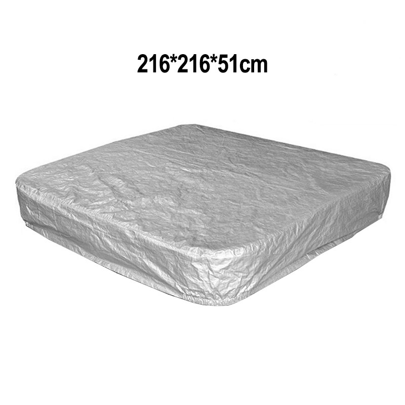 Custom Fit Outdoor Swimming Pool Dust Cover in Silver Colors Available