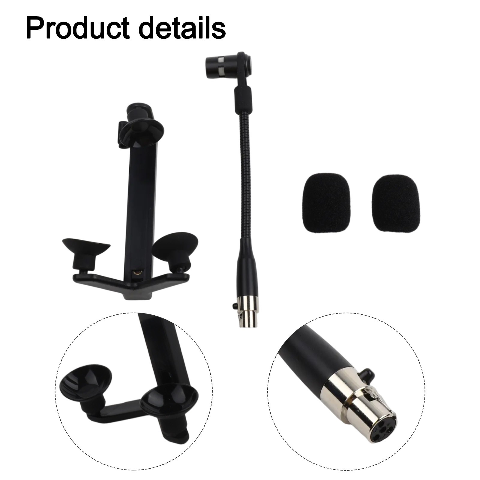 Clip Mount Gitarrenmikrofon Ersatz Exquisit Kompakt Leicht Studie Teile - Bild 24 von 29