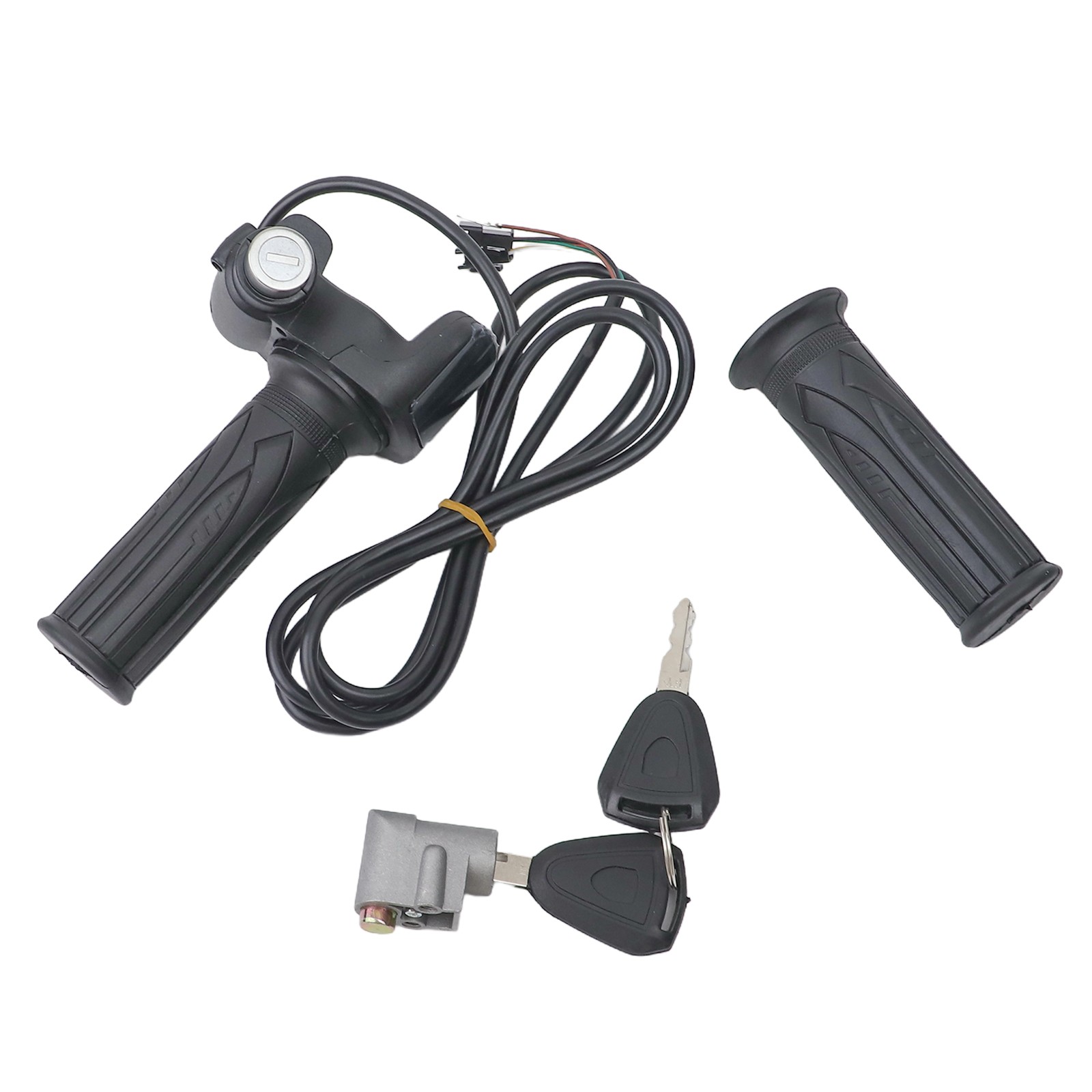 E Bike Throttle Control 48V Handle Grip with Integrated LCD Display & Key Locks - Picture 32 of 48