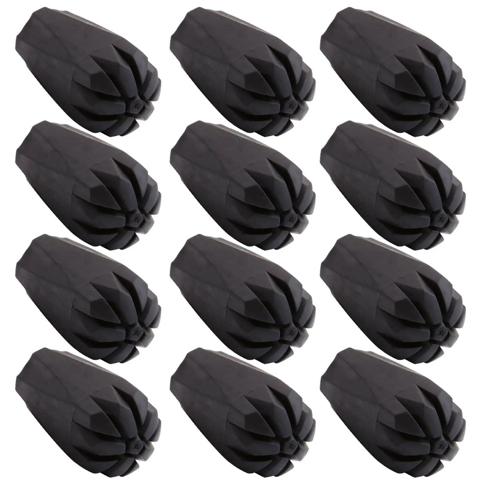 24PCS Trekking Pole Tips Non Slip Rubber Covers for Hiking and Camping