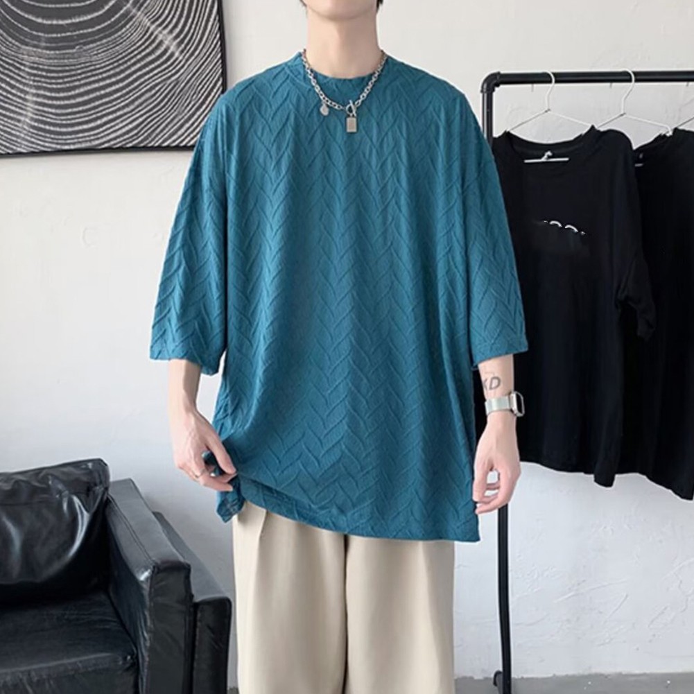 Camiseta de manga corta estilo clásico para hombre perfecta para guardarropa urbana esencial - Imagen 16 de 28