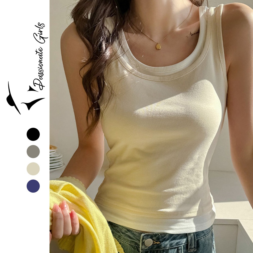 Simplistic Yet Womens Fashion Set Featuring a Relaxed Fit Vest Seasons - Picture 15 of 32