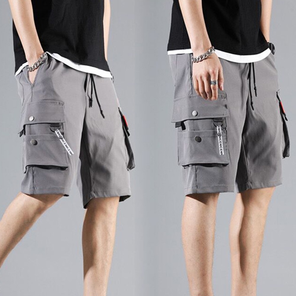 Practical Summer Shorts for Men with Comfortable Loose Design and Pockets - Bild 15 von 24