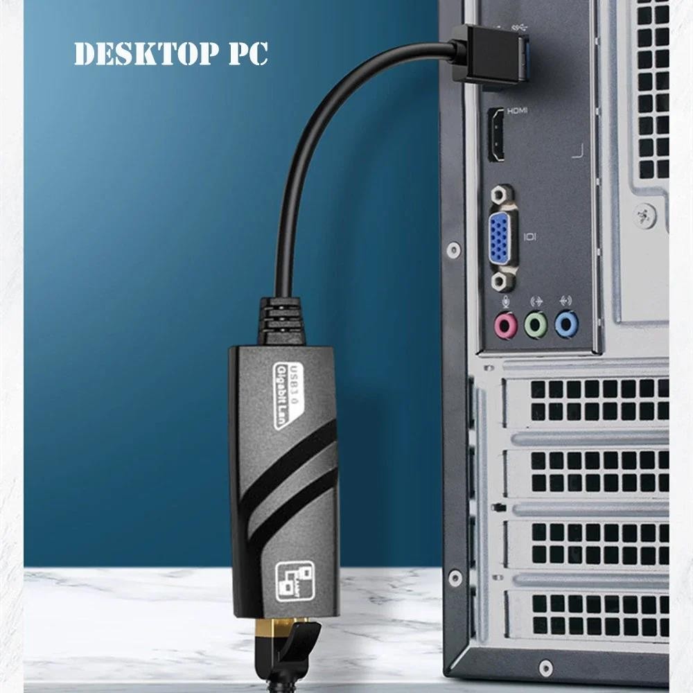 USB to RJ45 Adapter with For Seamless Connection and Fast Data Transfer Rate - Afbeelding 12 van 12