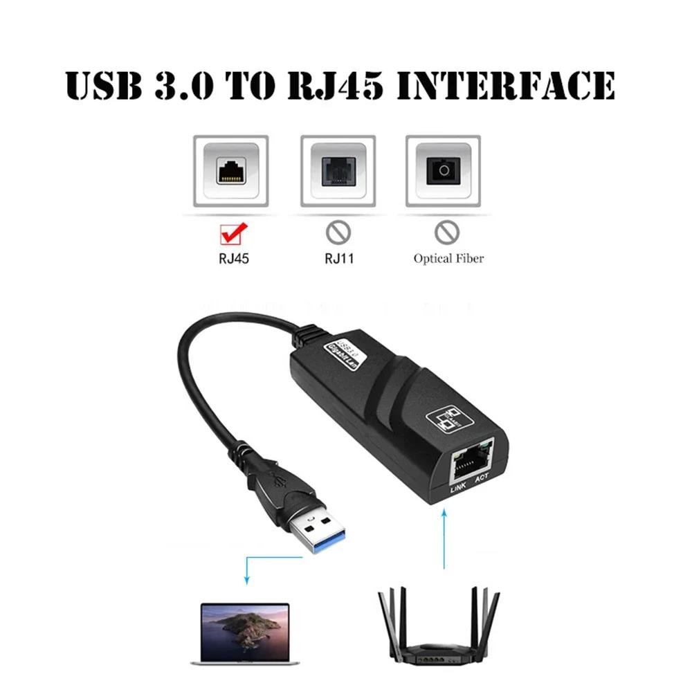USB to RJ45 Adapter with For Seamless Connection and Fast Data Transfer Rate - Afbeelding 5 van 12