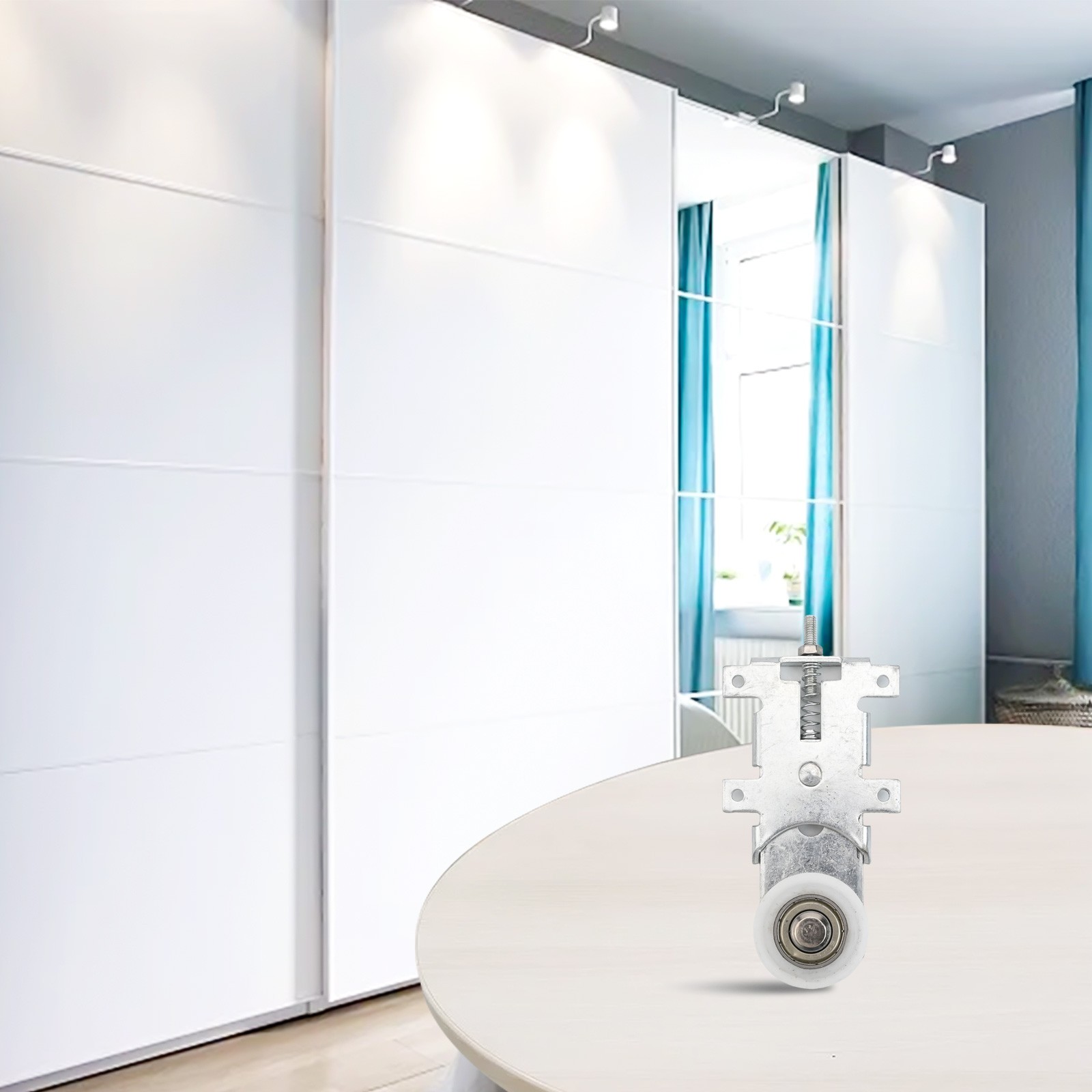 Simplified Installation Sliding Door Roller Set Made from Robust Material