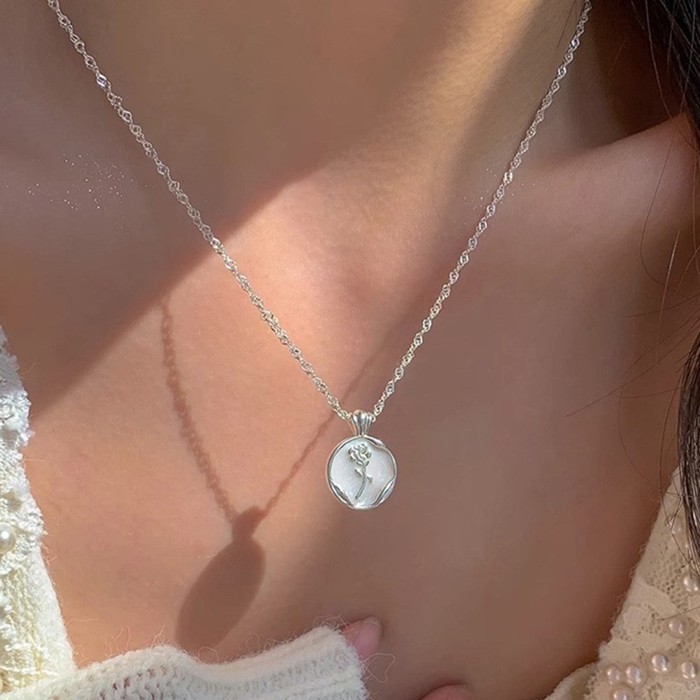 Schöne Perlenkette Muschel für Damen mit eleganter Schleife für Sommertage - Picture 15 of 36