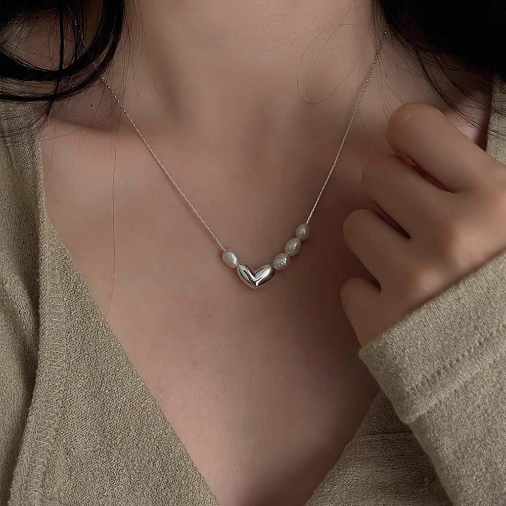 Schöne Perlenkette Muschel für Damen mit eleganter Schleife für Sommertage - Picture 36 of 36