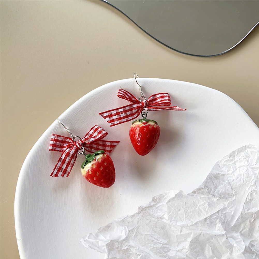 Trendy Strawberry Earrings Perfect for Daily Wear and Special Occasions - Picture 14 of 18