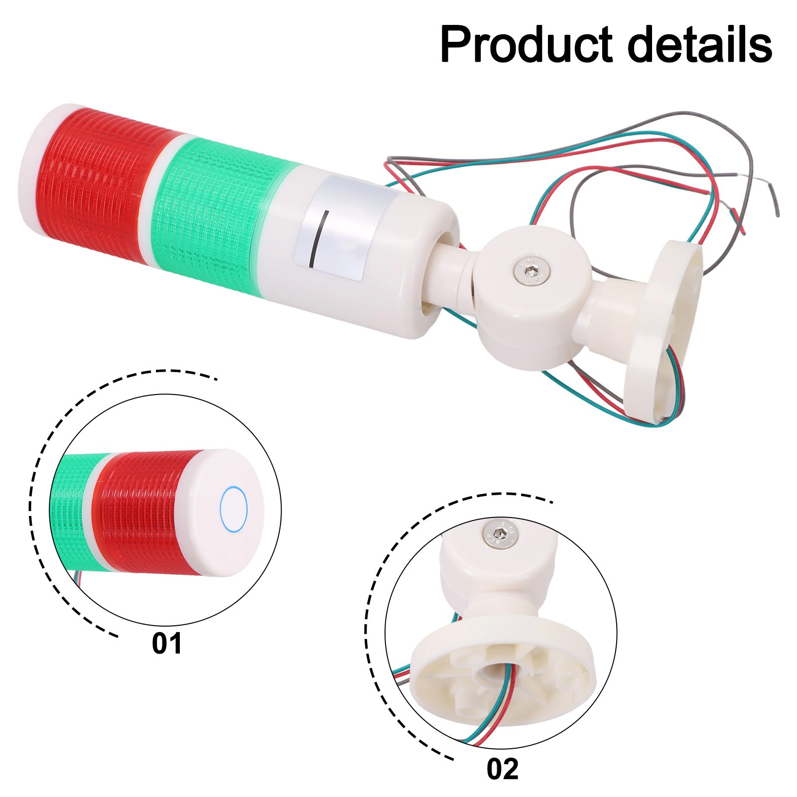 Multilayer LED Machine Tool Light for Human Computer Interaction Interfaces