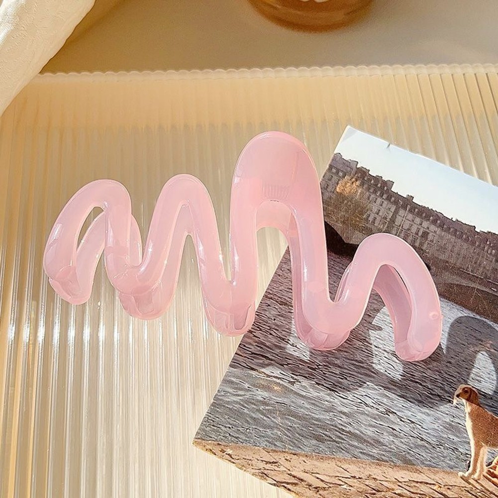 Vibrant Cream Hair Clips Wave Grab Design for Quick Hairstyling Solutions - Picture 14 of 23