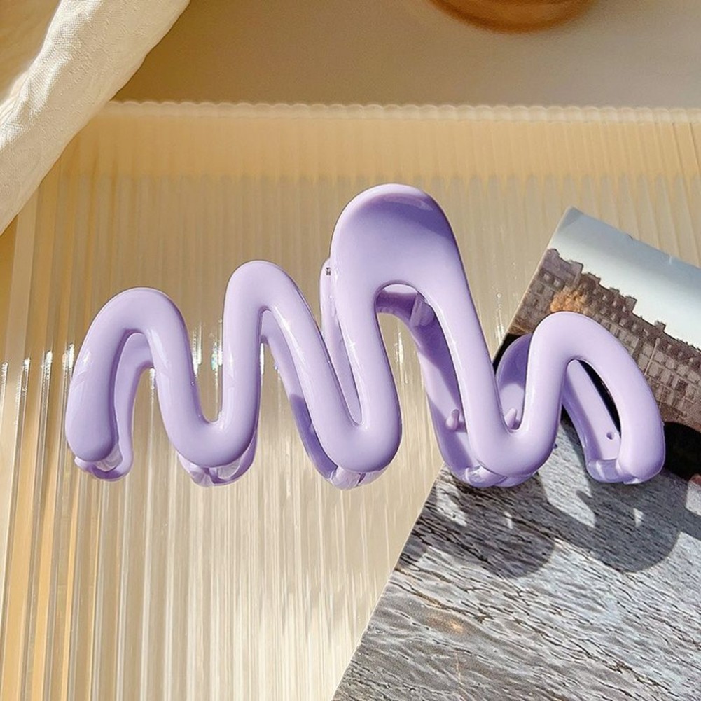 Vibrant Cream Hair Clips Wave Grab Design for Quick Hairstyling Solutions - Picture 18 of 23