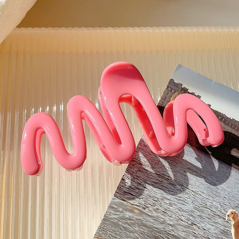 Vibrant Cream Hair Clips Wave Grab Design for Quick Hairstyling Solutions - Picture 20 of 23