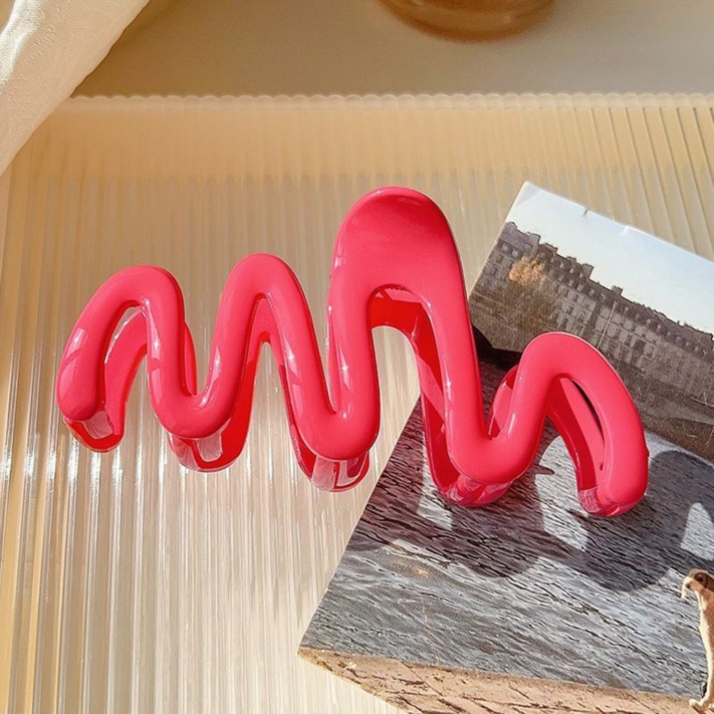 Vibrant Cream Hair Clips Wave Grab Design for Quick Hairstyling Solutions - Picture 15 of 23