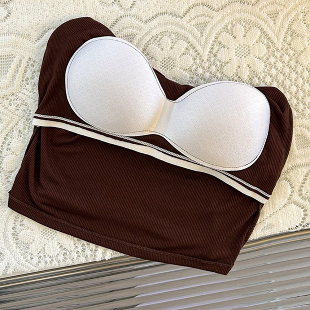 Sleek Womens Vest with Built in Bra Padding and Stylish Lapel Button Features - Picture 16 of 17
