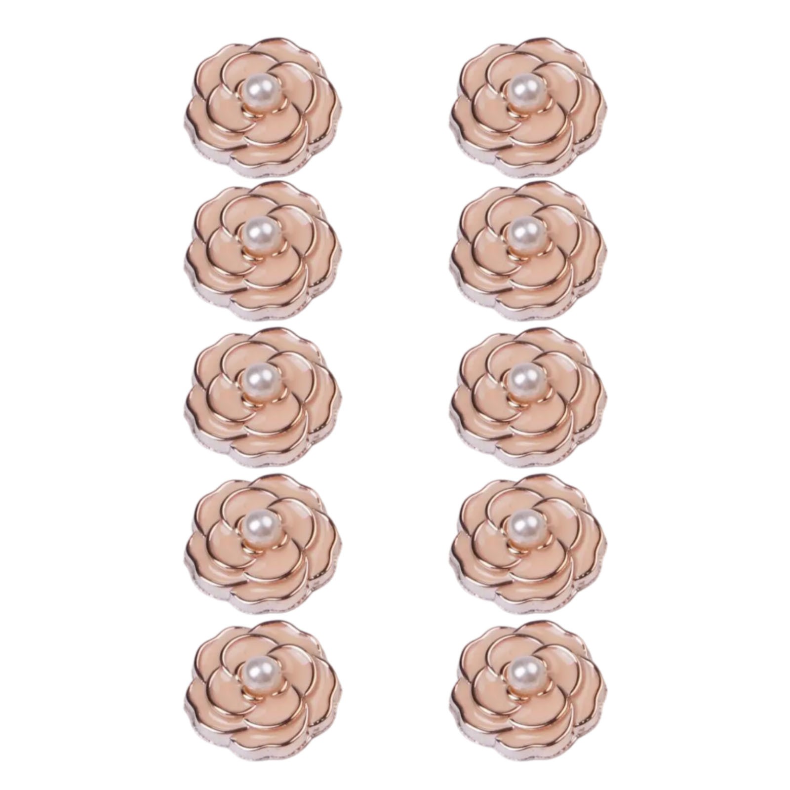 Flat Back Rhinestone Pearl Embellishment Buttons for Crafts and DIY Projects - Picture 41 of 56