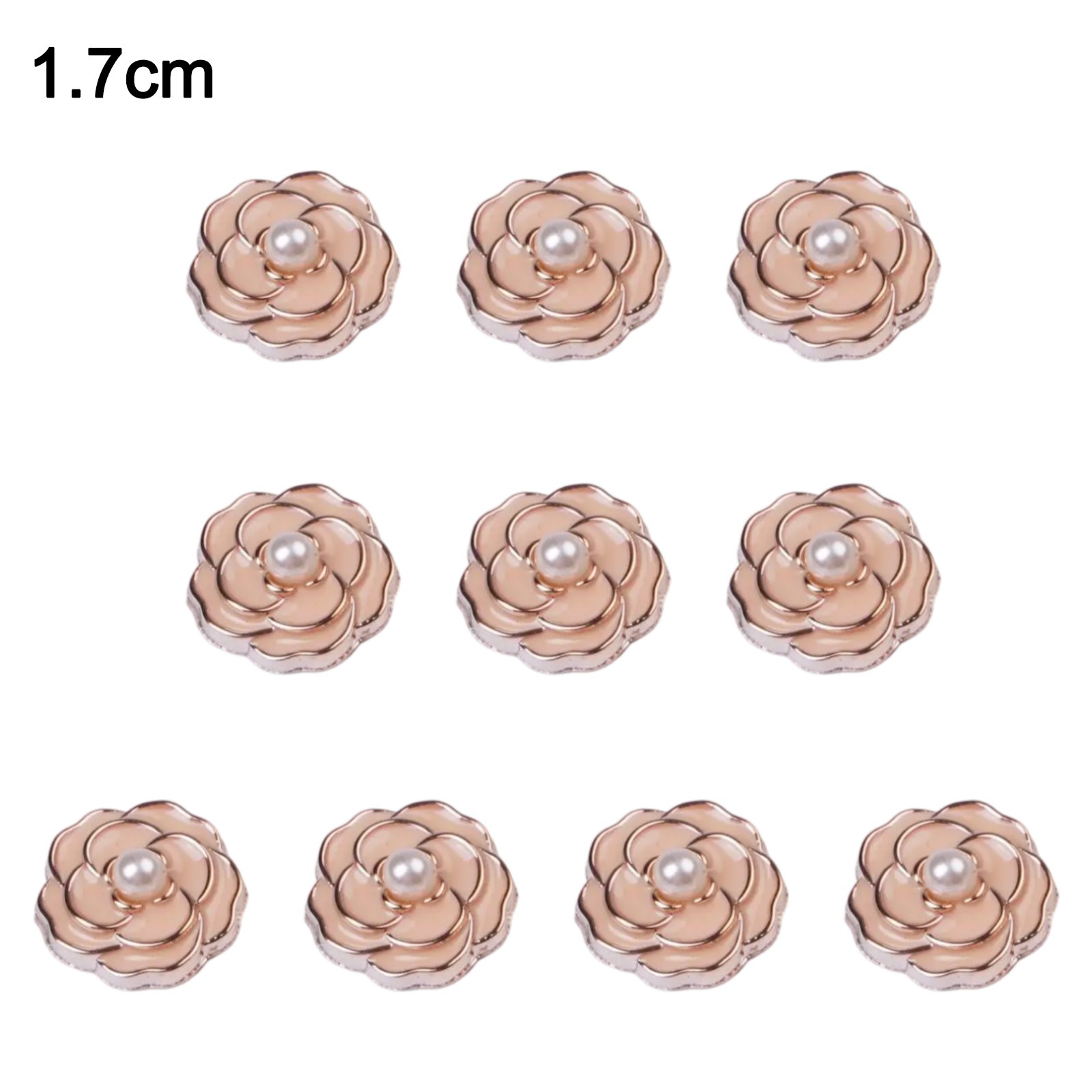 Flat Back Rhinestone Pearl Embellishment Buttons for Crafts and DIY Projects - Picture 43 of 56