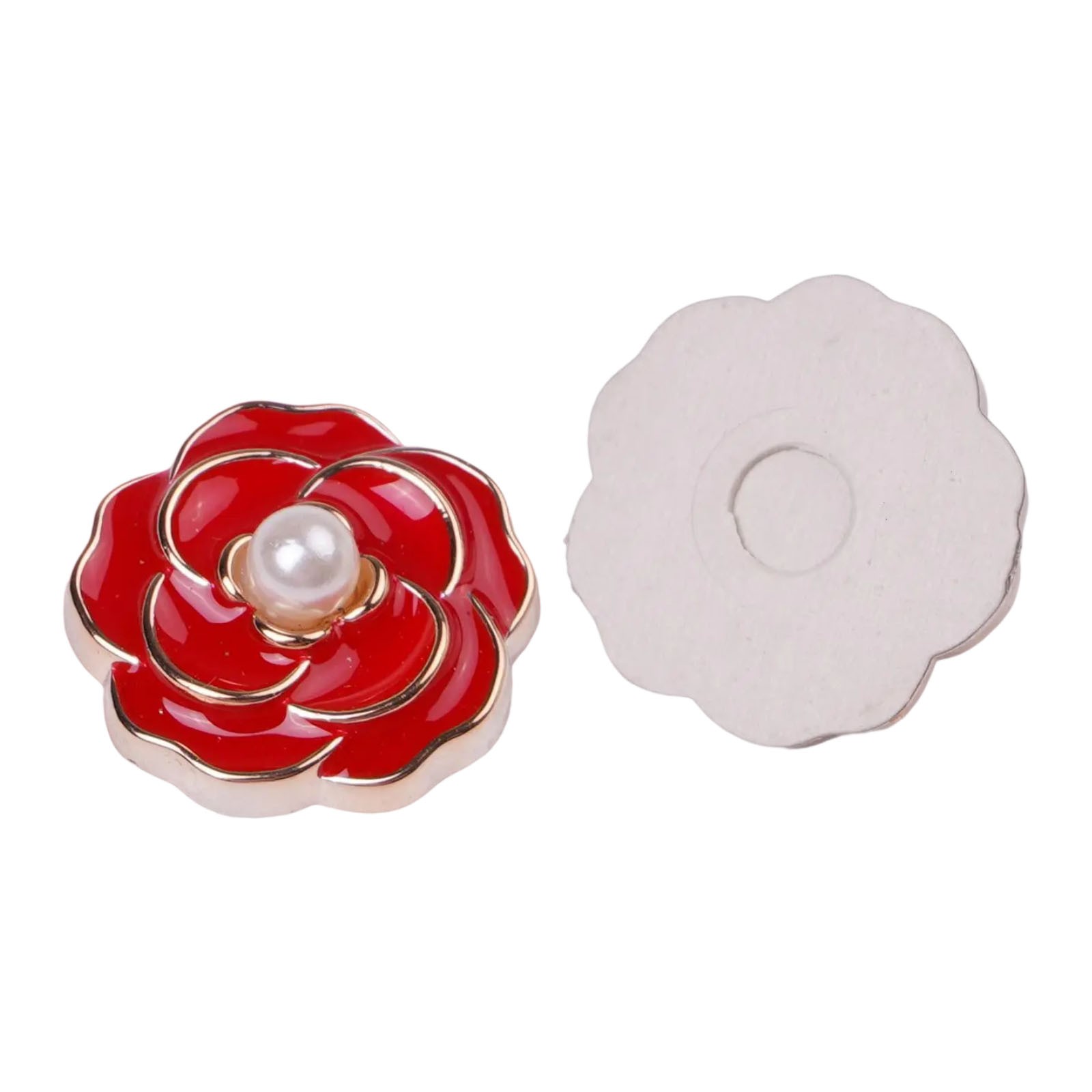 Flat Back Rhinestone Pearl Embellishment Buttons for Crafts and DIY Projects - Picture 49 of 56