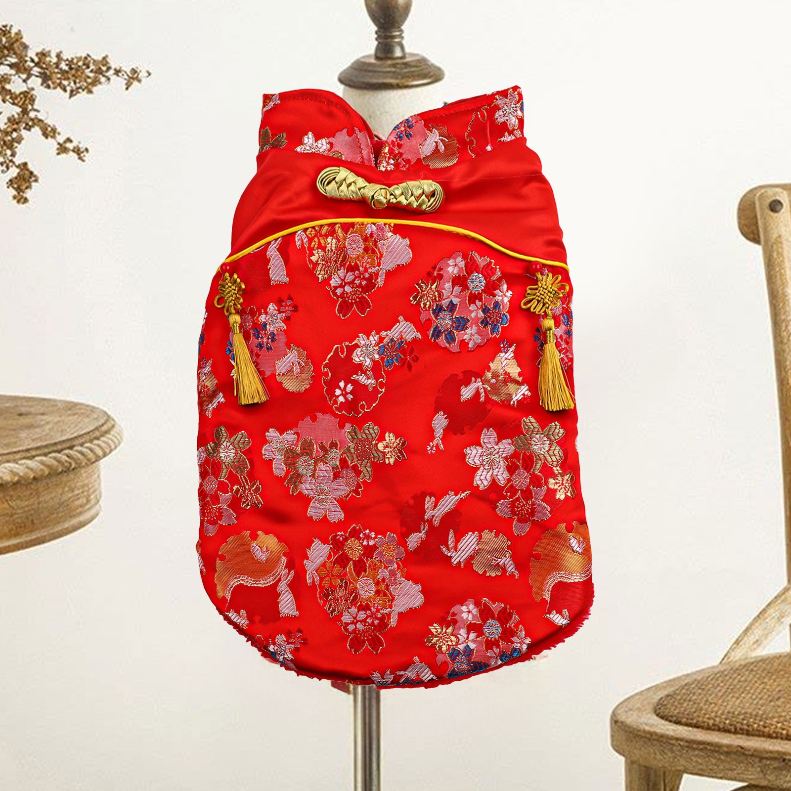 Comfortable and Stylish for Dog Costumes Elegant Chinese Style Dresses