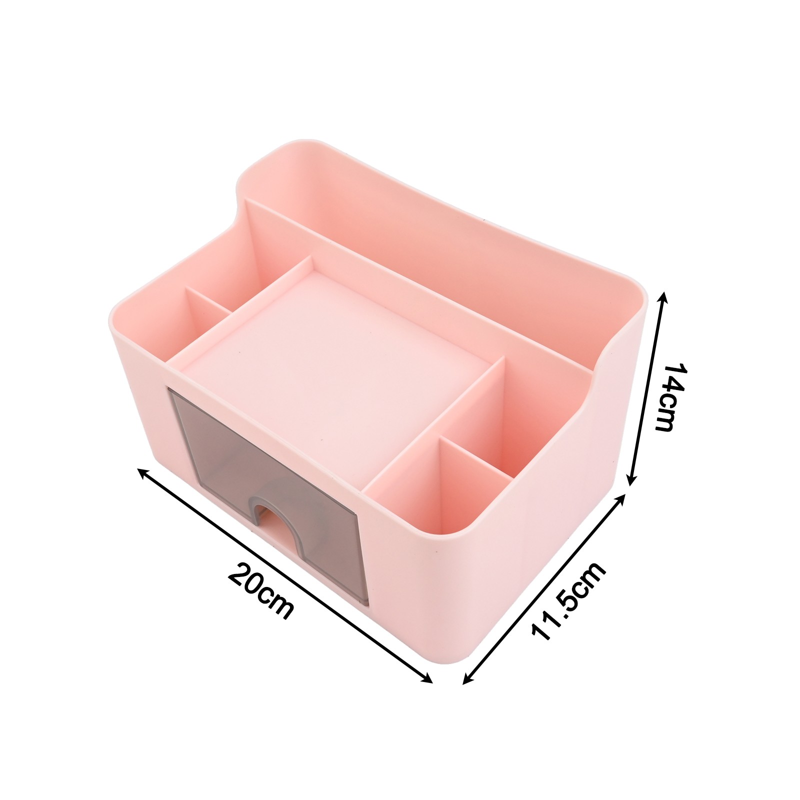 Stylish Desktop Organizer Box with Multi Compartment Design for Home and Office