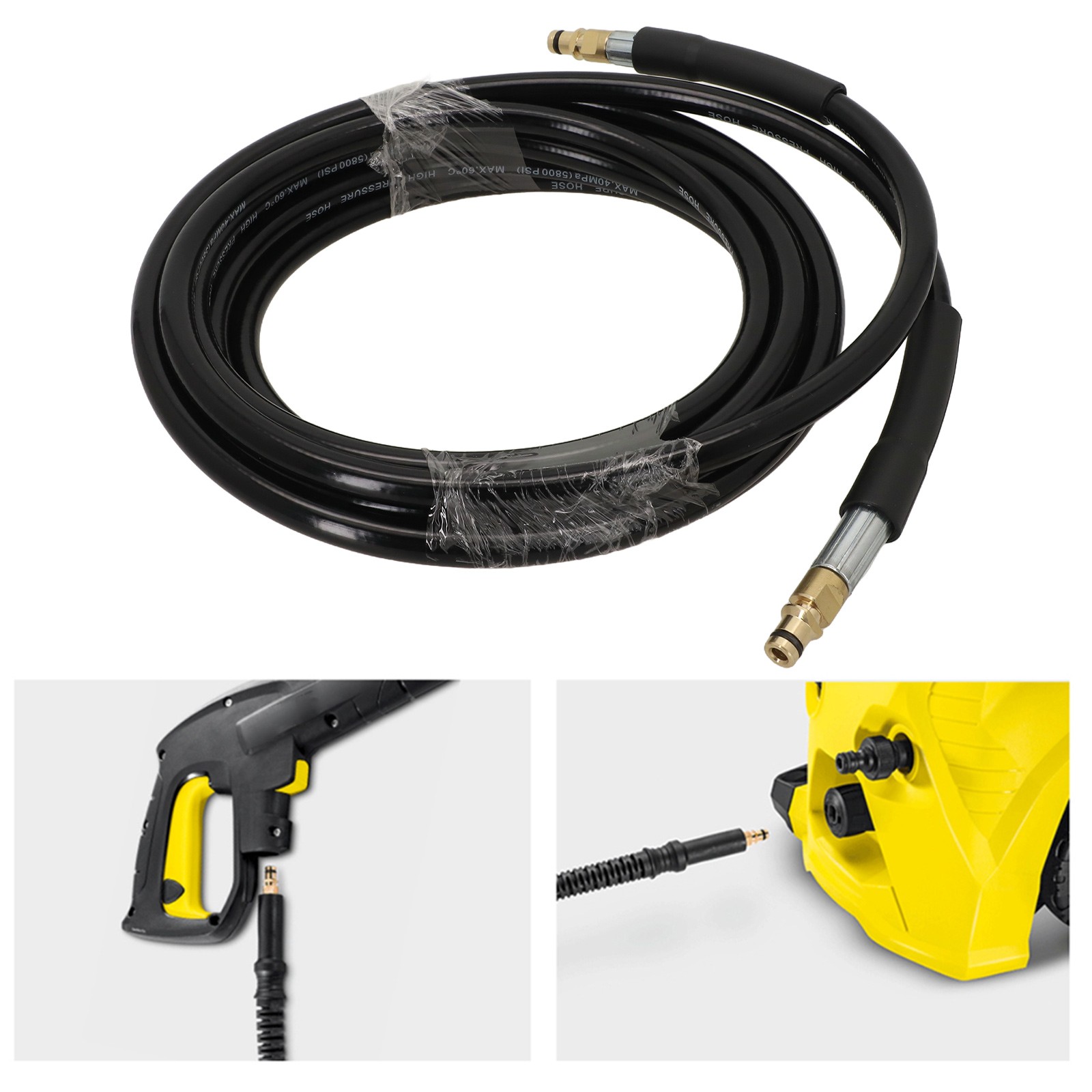 Tuyau de rechange robuste pour nettoyeur haute pression pour Karcher K2 2 643 58 - Picture 15 of 57