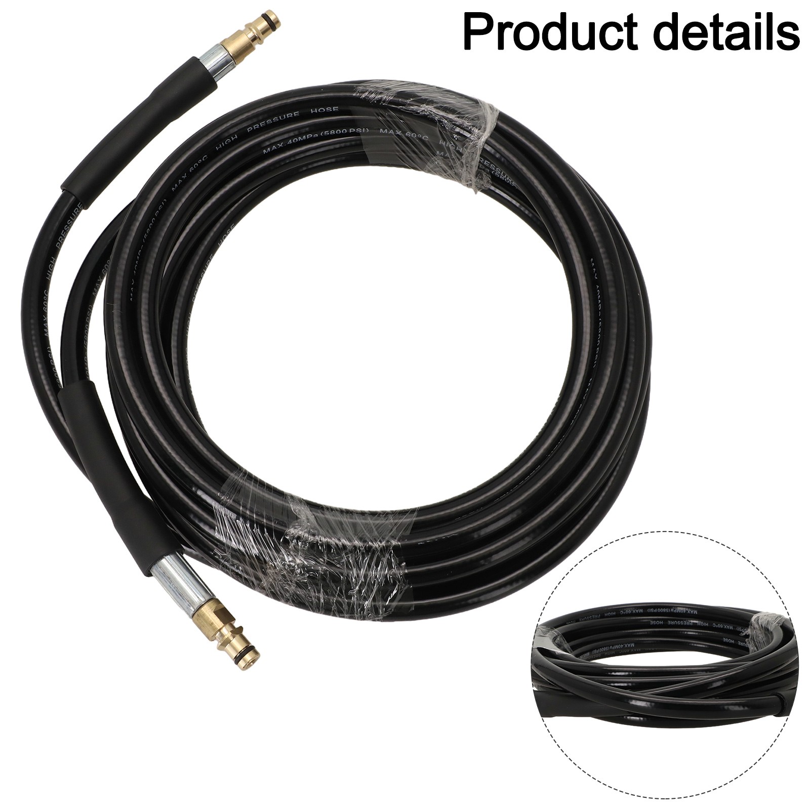 Tuyau de rechange robuste pour nettoyeur haute pression pour Karcher K2 2 643 58 - Picture 17 of 57