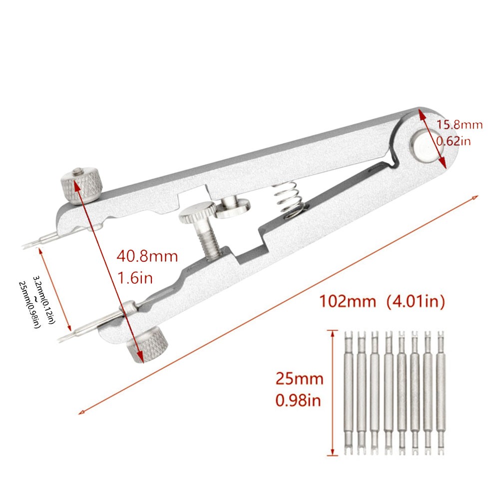 Spring Bar Plier Tool Set for Watch Strap Replacement User Friendly Design