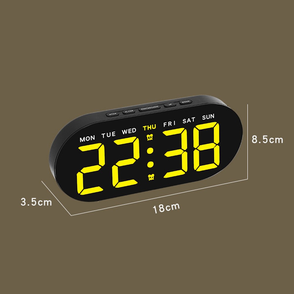 Mehrzweck-LED-Uhr mit Echtzeit-Messwerten in einem einfachen Design - Bild 22 von 26
