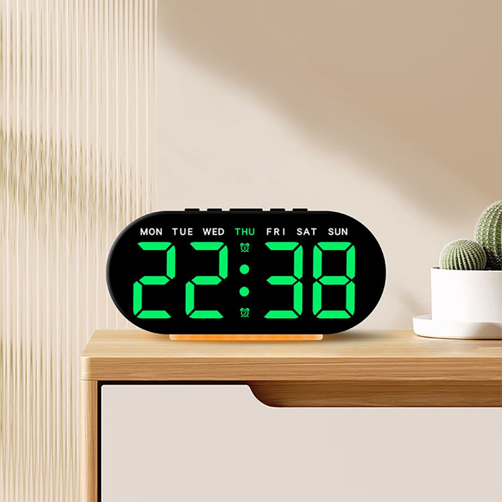 Mehrzweck-LED-Uhr mit Echtzeit-Messwerten in einem einfachen Design - Bild 14 von 26