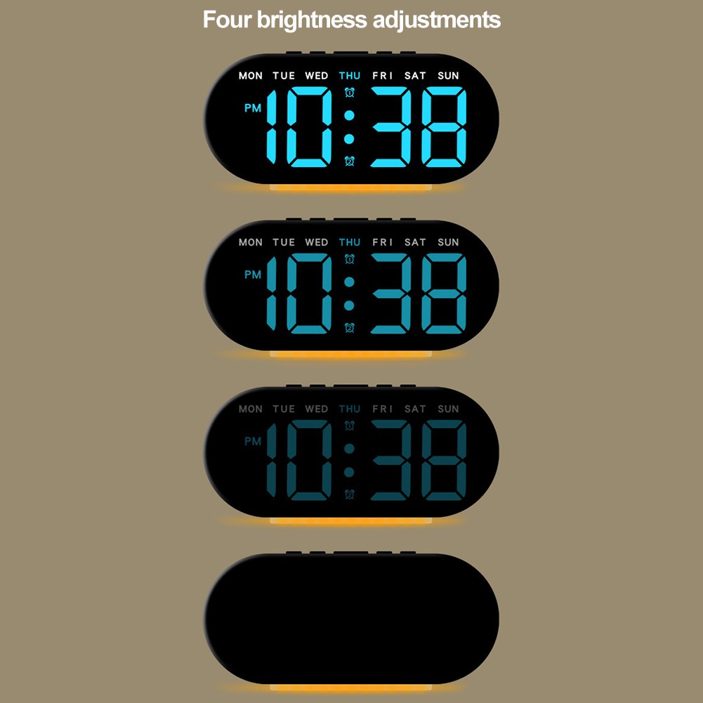 Mehrzweck-LED-Uhr mit Echtzeit-Messwerten in einem einfachen Design - Bild 18 von 26