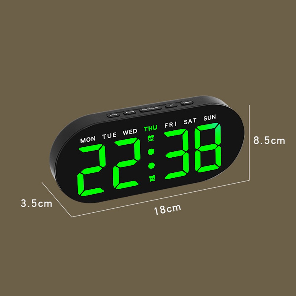 Mehrzweck-LED-Uhr mit Echtzeit-Messwerten in einem einfachen Design - Bild 15 von 26