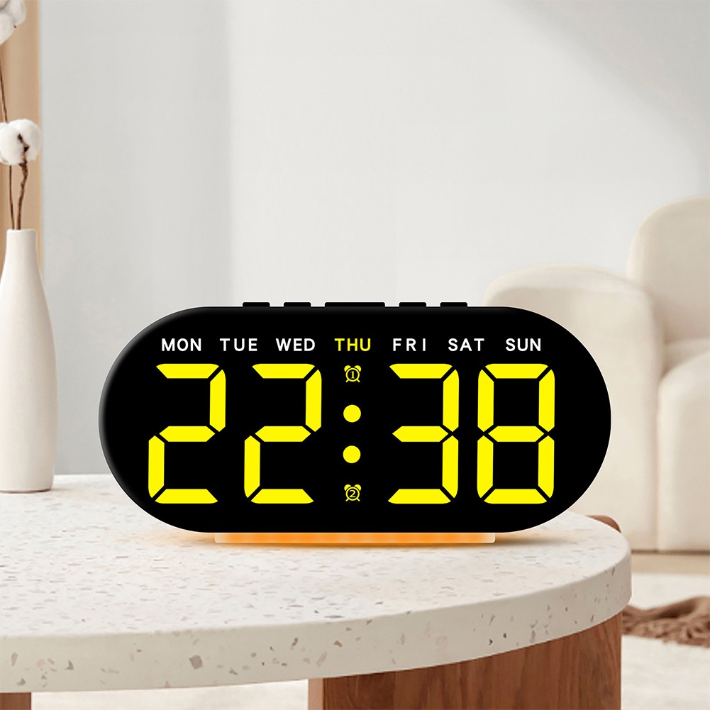 Mehrzweck-LED-Uhr mit Echtzeit-Messwerten in einem einfachen Design - Bild 21 von 26
