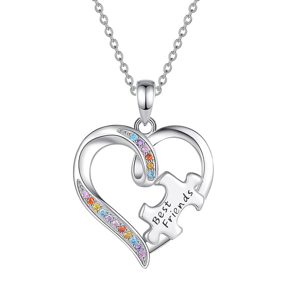 Elegant Loveshaped Necklace Perfectly Blends into Your Jewelry Collection