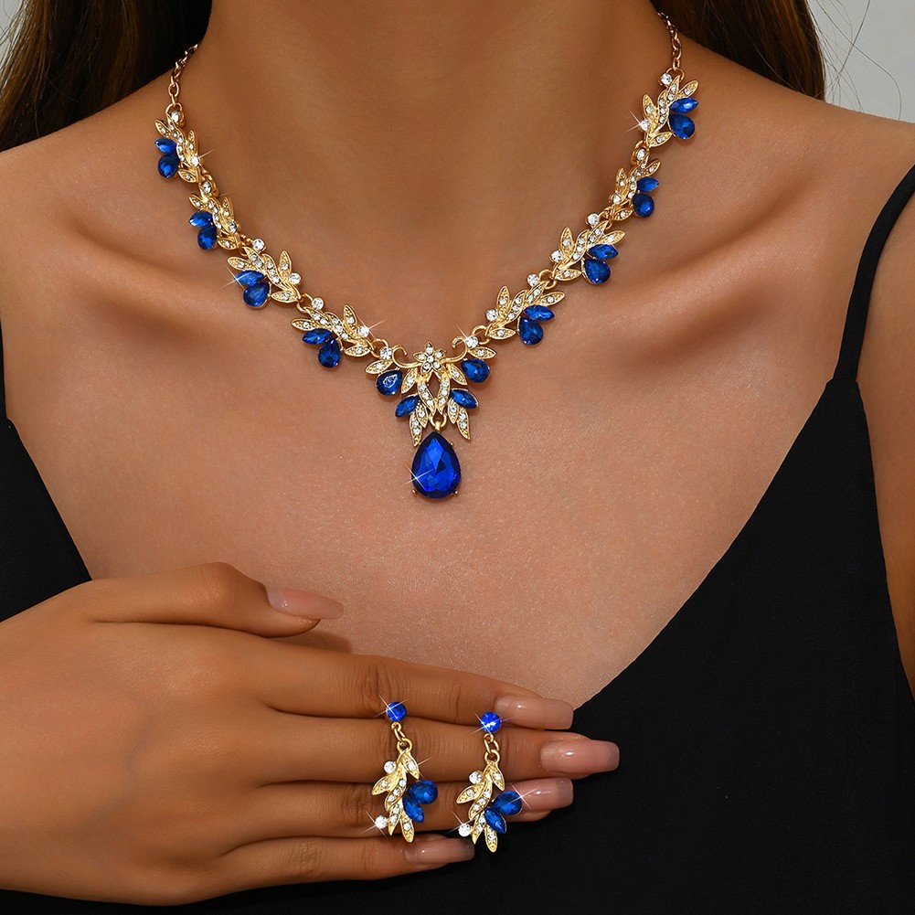 Sleek & Modern Bridal Jewelry Beautiful Necklaces with Matching Earrings Sets