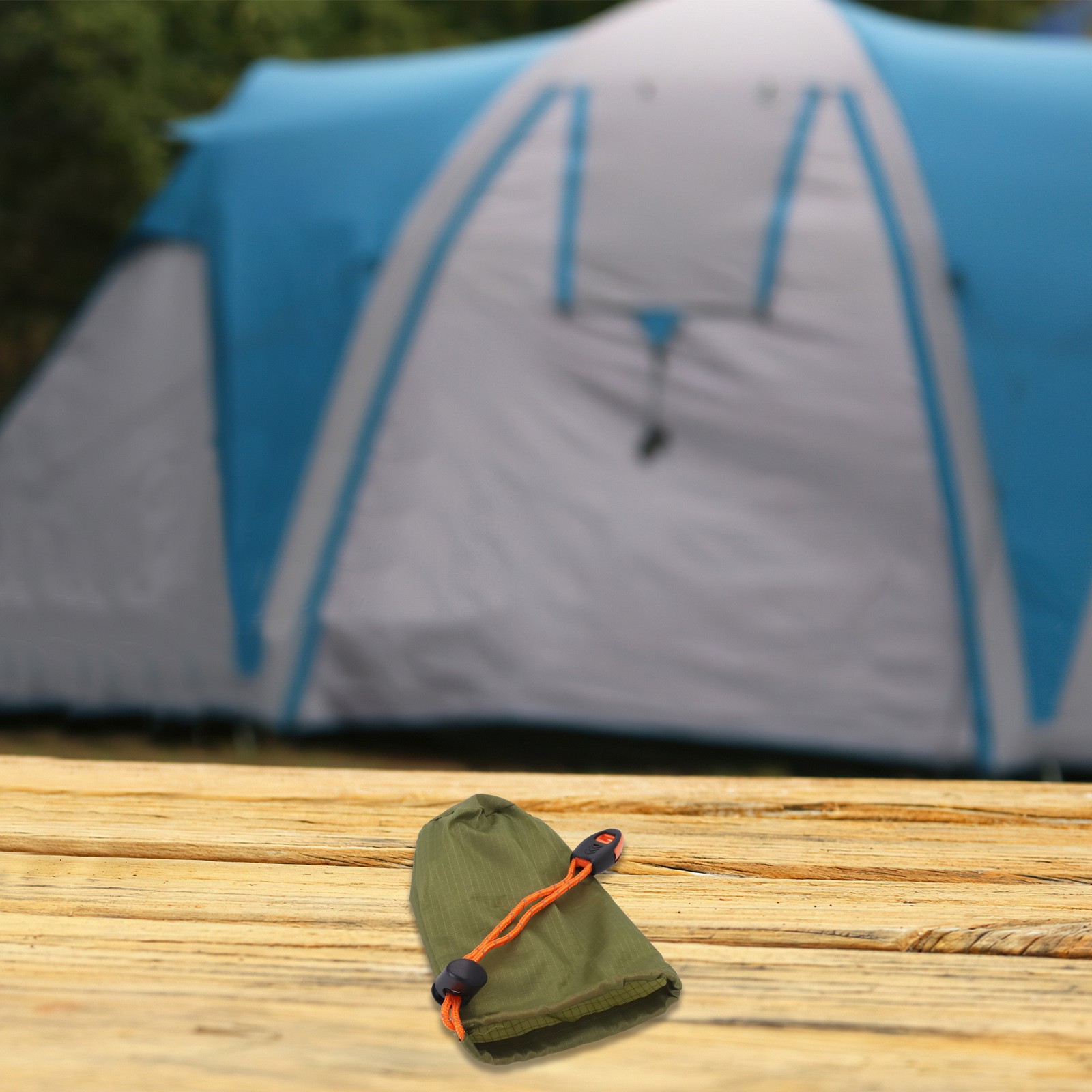 Convenient Sleeping Bag Storage Solution with Whistle for Camping Trips - Picture 20 of 24