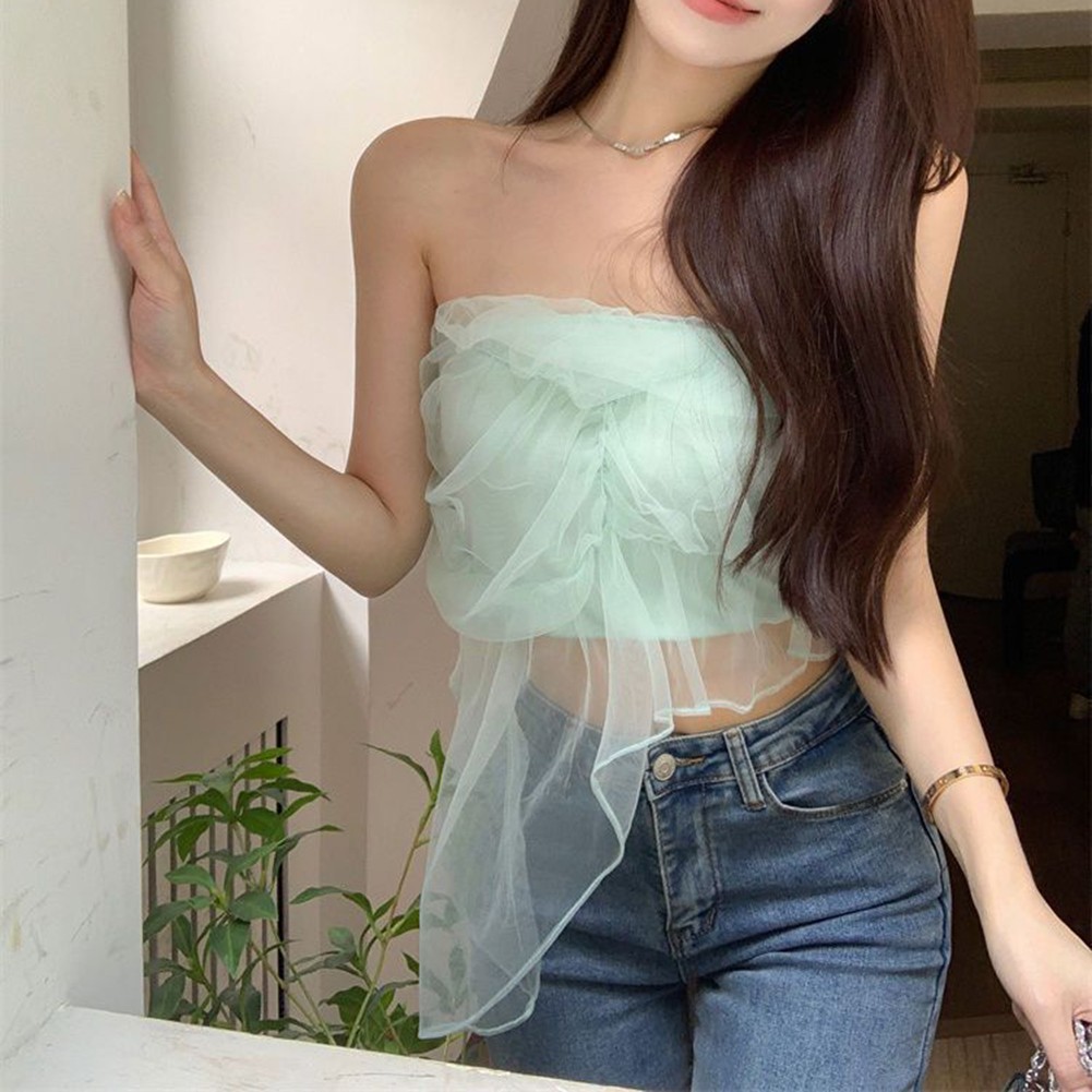 Comfortable Women's Slim Fit Camisole with Mesh Detail for All Day Wear - Picture 13 of 40