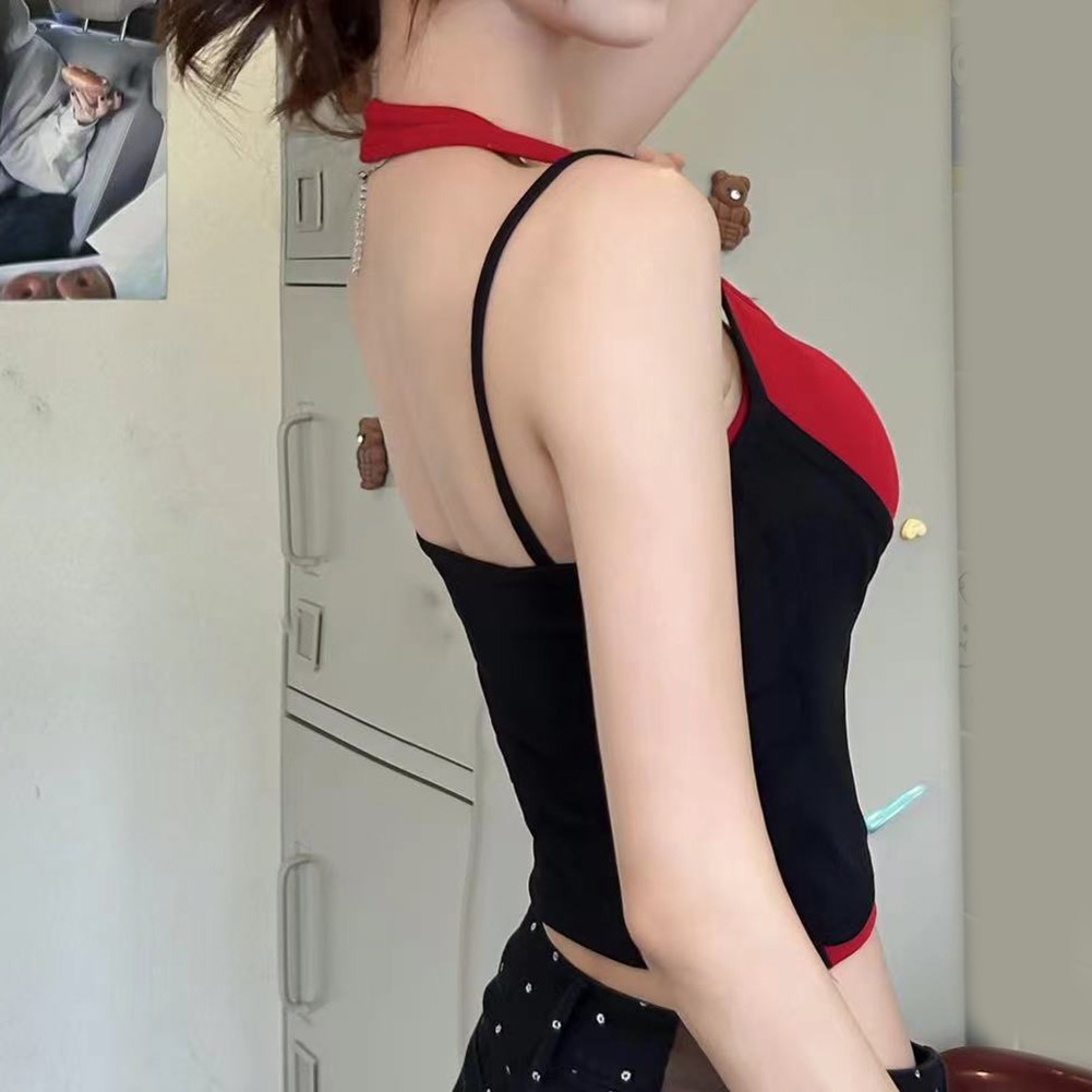 Simple Yet Stylish For Women's Slim Fitting Camisole with Practical Bra Inserts - Picture 15 of 16
