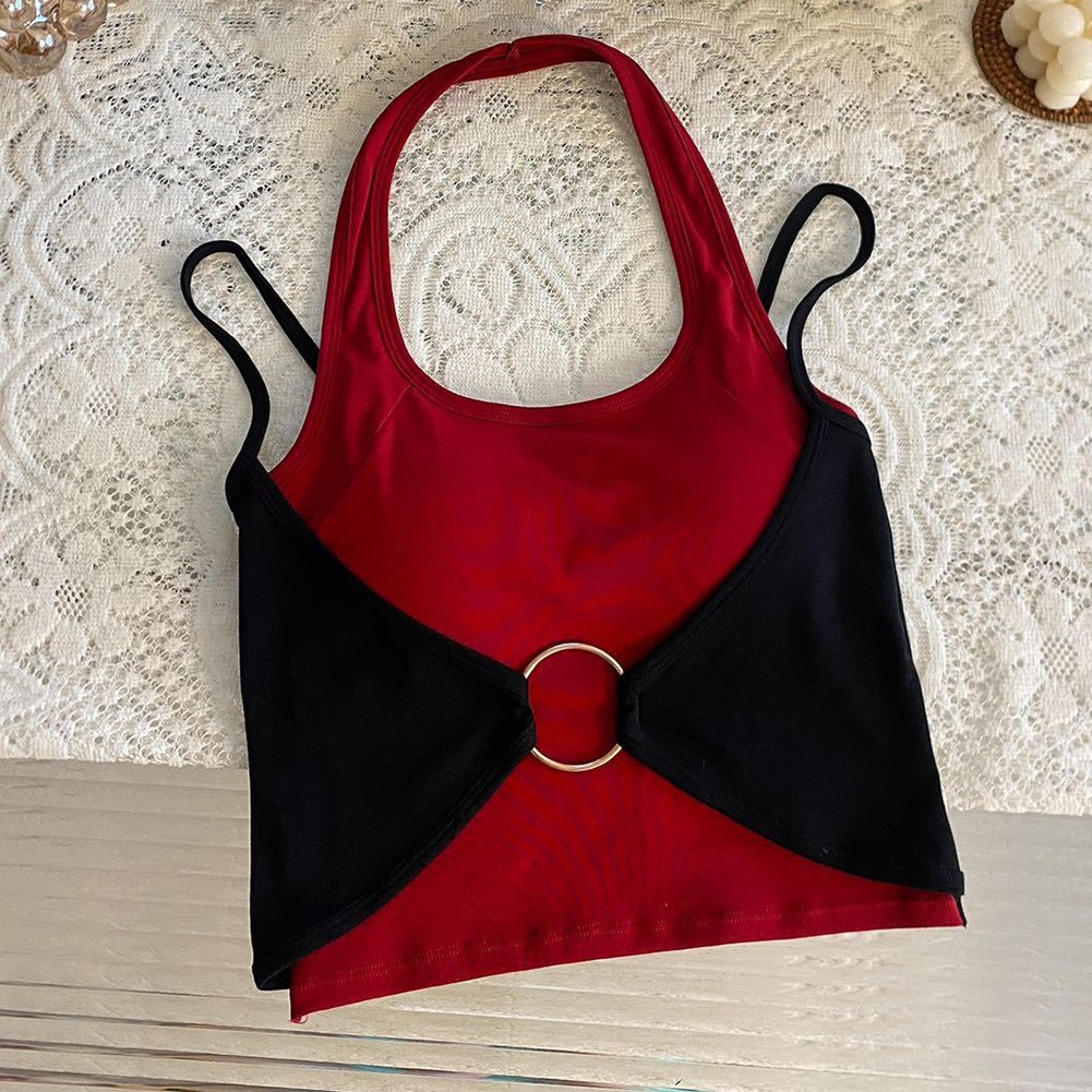 Simple Yet Stylish For Women's Slim Fitting Camisole with Practical Bra Inserts - Picture 16 of 16