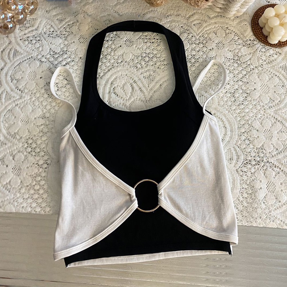 Simple Yet Stylish For Women's Slim Fitting Camisole with Practical Bra Inserts - Picture 11 of 16